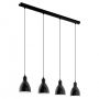 Eglo PRIDDY 49466 lampa wisząca 4x60W/E27 