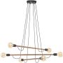 TK Lighting Helix 4950 lampa wisząca 6x15W/e27 IP20