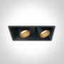 One Light The Recessed Cylinders 51211C/B/W downlight wpuszczany 2x11W/LED 820lm 3000K IP20