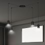 Emibig TRAKER 4 BL/BLACK 524/4 lampa wisząca 4x30W/GU10 IP20