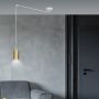 Emibig TRAKER 1 WH/GOLD 527/1 lampa wisząca 1x30W/GU10 IP20