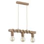 Alfa Kalipso Rustikal 62254 lampa wisząca 3x60W/E27 IP20