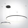 One Light Decorative 63150A/B/W lampa wisząca 1x65W/LED 4800lm 3000K IP20