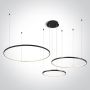 One Light Decorative 63150B/B/W lampa wisząca 1x65W/LED 4800lm 3000K IP20