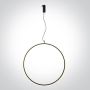 One Light Decorative 63152C/B/W lampa wisząca 1x40W/LED 2800lm 3000K IP20