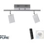 Paul Neuhaus PURE-MIRA 6354-95 lampa sufitowa 2x15W/LED 1700lm 2700-5000k ip20