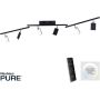 Paul Neuhaus PURE-MIRA 6358-18 lampa sufitowa 6x41W/LED 5100lm 2700-5000k ip20