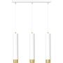 Emibig KIBO 3 WH/GOLD 642/3 lampa wisząca 3x30W/GU10 IP20