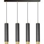 Emibig KIBO 4 BL/GOLD 644/4 lampa wisząca 4x30W/GU10 IP20