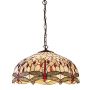 Interior1900 Dragonfly beige 64079 lampa wisząca 3x60W/E27 IP20