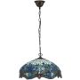 Interior1900 Dragonfly blue 64080 lampa wisząca 3x60W/E27 IP20