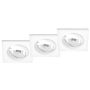 Trio JURA 650000331 downlight wpuszczany 3x15w/gu10   ip20