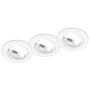 Trio JURA 650100331 downlight wpuszczany 3x15w/gu10   ip20
