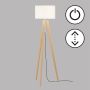Fischer&Honsel SHINE-WOOD 40478 lampa podłogowa 3x40W/E27  IP20