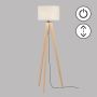 Fischer&Honsel SHINE-WOOD 40480 lampa podłogowa 3x40W/E27  IP20