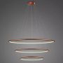 Altavola Design Ledowe okręgi LA075/P_80_in_3k_copper lampa wisząca 3x68W/LED 4100lm 3000K IP44