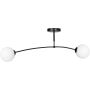 Emibig PREGOS 2 BLACK 670/2 lampa sufitowa 2x10W/E14 IP20