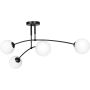 Emibig PREGOS 4 BLACK 670/4 lampa sufitowa 4x10W/E14 IP20