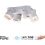 Paul Neuhaus PURE-NOLA 6864-16 lampa sufitowa 4x66W/LED 7600lm 3000k ip20