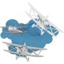 Nowodvorski PLANE III 6904 lampa sufitowa 3x35W/GU10 IP20