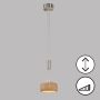 Fischer&Honsel SHINE-WOOD 61075 lampa wisząca 1x9W/LED 2700K IP20
