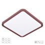 Prezent FLOREN SQ 71329 plafon sufitowy 1x33W/LED 2500lm IP20