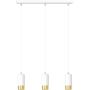 Emibig FUMIKO 3 WH/GOLD 815/3 lampa wisząca 3x30W/GU10 IP20