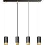 Emibig FUMIKO 4 BL/GOLD 817/4 lampa wisząca 4x30W/GU10 IP20