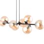 Emibig ROSSI 8 BL MIODOWY 876/8 lampa wisząca 8x10W/E14/T26 IP20