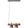 Brilliant Plow 82172/46 lampa wisząca 2x10W/E27 IP20