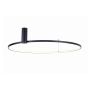 Zuma Line HORIK 89429-90BK lampa sufitowa 1x40W/LED 3000K|4000K|6000K IP20