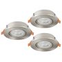 Eglo BARRANCO 902268 downlight wpuszczany 3x4.5W/LED 3X450lm 2700K, 4000K, 6500K IP20