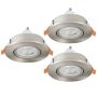 Eglo BARRANCO GU10 902259 downlight wpuszczany 3x4.5W/GU10   IP20