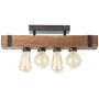 Brilliant Woodhill 93721/76 lampa sufitowa 4x30W/E27 IP20