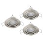 Eglo BARRANCO GU10 902239 downlight wpuszczany 3x4.5W/GU10   IP44