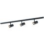 Italux Marvi TR Jazz 913621-3-BL-SET reflektor szynowy+szyna 3x35W/GU10 IP20