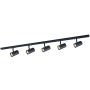 Italux Marvi TR Jazz 913721-5-BL-SET reflektor szynowy+szyna 5x35W/GU10 IP20