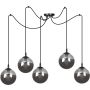 Emibig GIGI 5 BL GRAFIT 937/5 lampa wisząca 5x10W/E14 IP20
