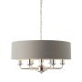 Endon Highclere 94373 lampa wisząca 6x40W/E14 IP20  