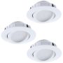Eglo PINEDA 95851 oprawa wpuszczana 3x6W/LED 3000K