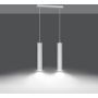 Emibig LUNA 2 WHITE 955/2 lampa wisząca 2x30W/GU10 IP20