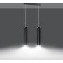 Emibig LUNA 2 BLACK 956/2 lampa wisząca 2x30W/GU10 IP20