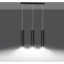 Emibig LUNA 3 BLACK 956/3 lampa wisząca 3x30W/GU10 IP20
