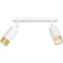 Emibig HIRO 2 WH/GOLD 963/2 lampa sufitowa 2x30W/GU10 IP20