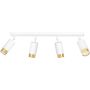 Emibig HIRO 4 WH/GOLD 963/4 lampa sufitowa 4x30W/GU10 IP20