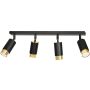 Emibig HIRO 4 BL/GOLD 965/4 lampa sufitowa 4x30W/GU10 IP20