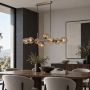 Italux Erimida PND-2244-8A-AB lampa wisząca 8x5W/G9 IP20 