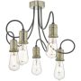 Dar Lighting Alzbet ALZ5475 lampa sufitowa 5x60W/E27  