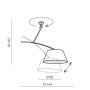 AZzardo BARCELONA LAMPBODY AZ2288 zawiesie 1x60W/E27 IP20 