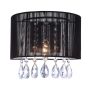 Italux ESSENCE A.9262/1 BK kinkiet 1x40W/E14 
